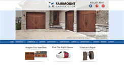 Desktop Screenshot of fairmountdoor.com